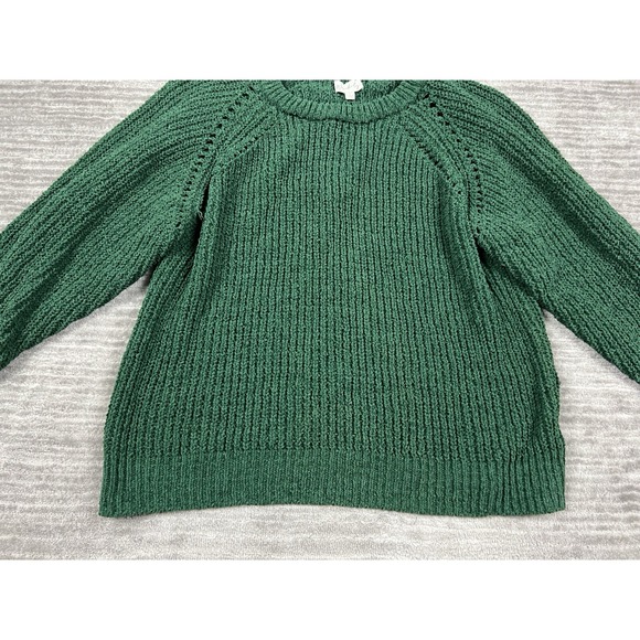 Wonderly Sweater Womens Large‎ Green Long Sleeve Knit Polyester Casual - Picture 3 of 11